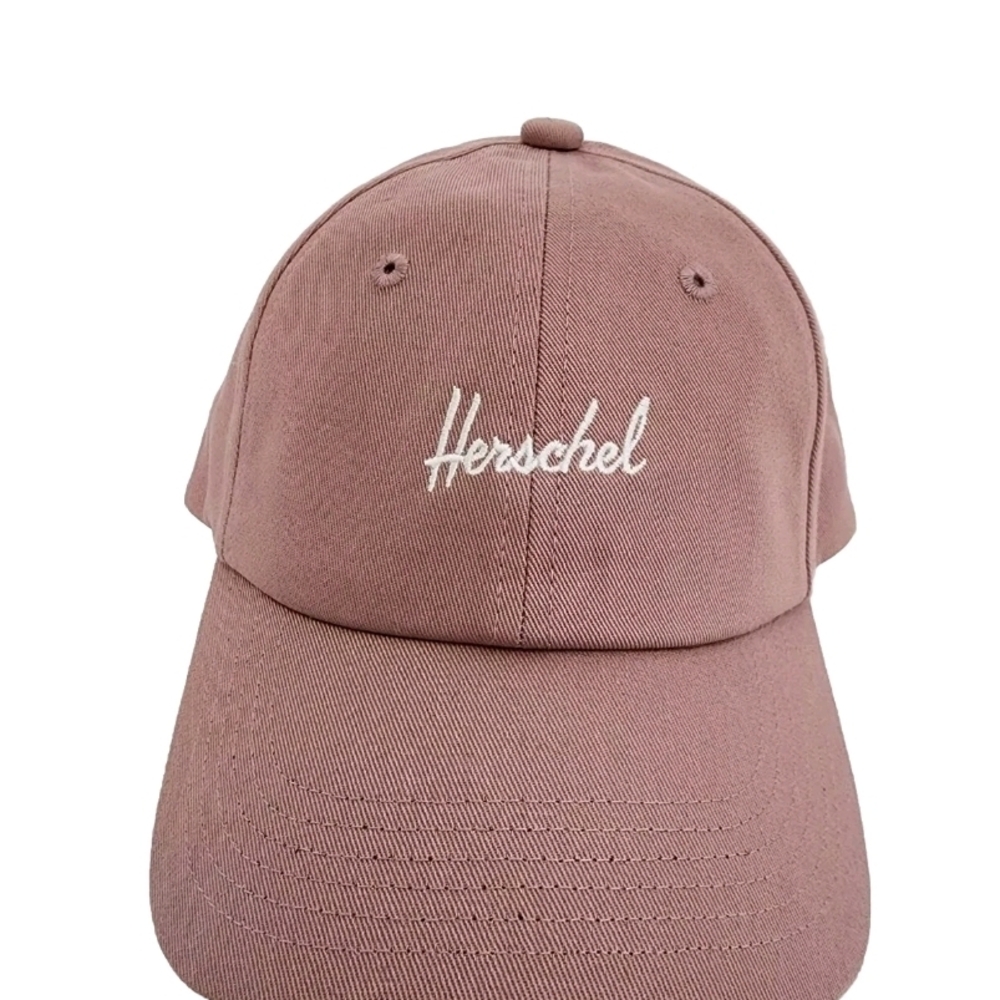 Herschel Supply Company Classic Script Baseball Cap in Dusty Rose
